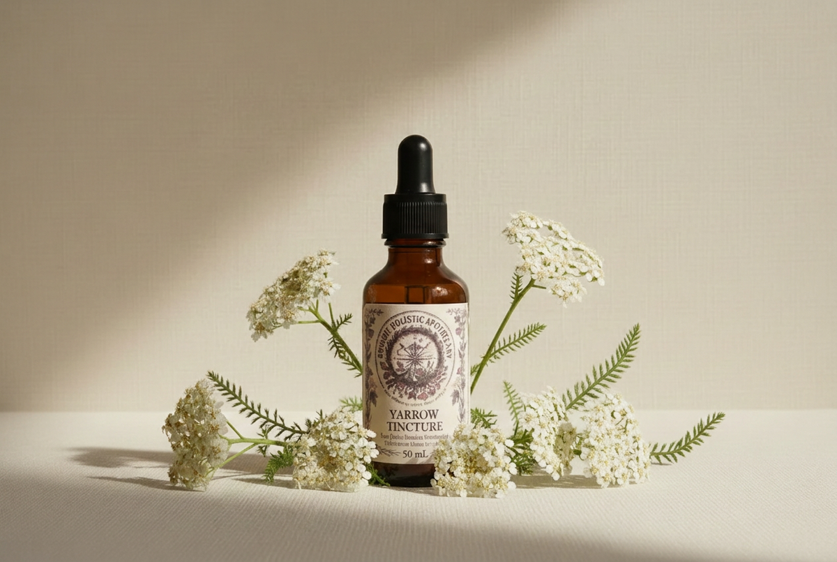 Yarrow Tincture with 50 mL label